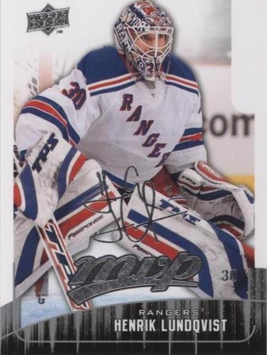 2009-10 Upper Deck MVP - Henrik Lundqvist #107