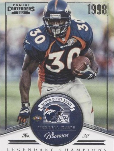 2012 Panini Contenders Terrell Davis #12