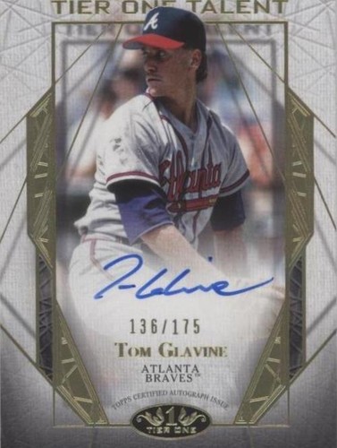 2022 Topps Tier One - Tom Glavine #T1TA-TG