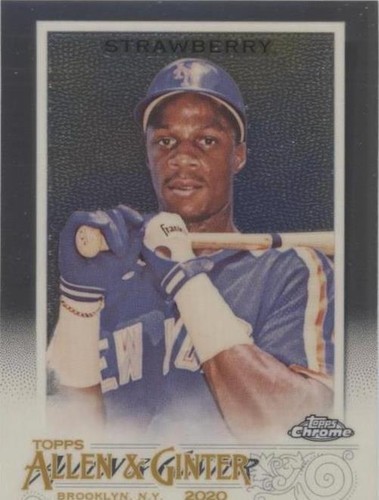 2020 Topps Allen & Ginter Chrome - Darryl Strawberry #66