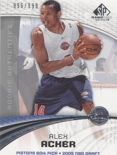 2005-06 SP Game Used Edition - Alex Acker #112