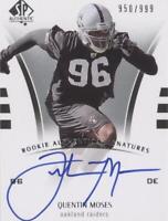 2007 SP Authentic Quentin Moses #235