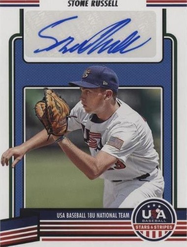 2023 Panini USA Baseball Stars & Stripes - Stone Russell #18U-SR