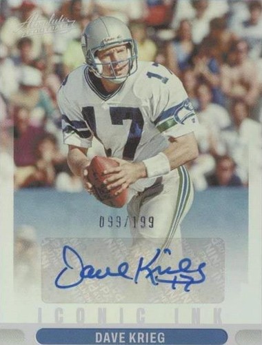 2022 Panini Absolute Dave Krieg #II-DK
