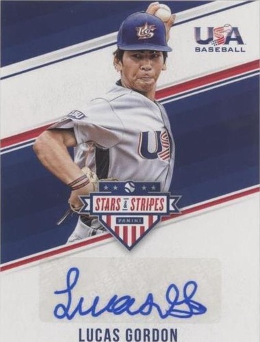 2018 Panini USA Baseball Stars & Stripes - Lucas Gordon #SS-LG