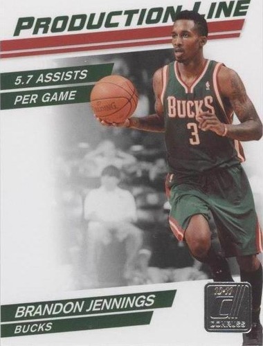 2010-11 Donruss - Brandon Jennings #57