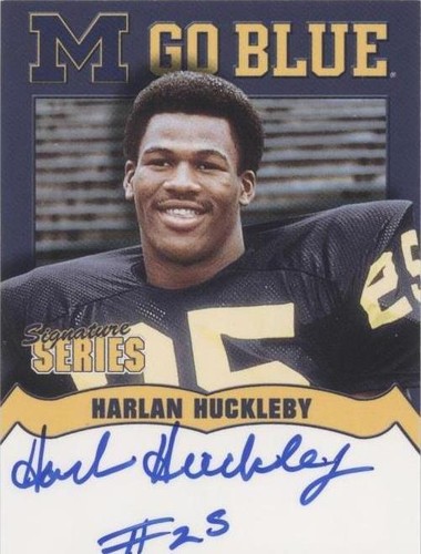 2002 TK Legacy Michigan Wolverines Harlan Huckleby #MGB21