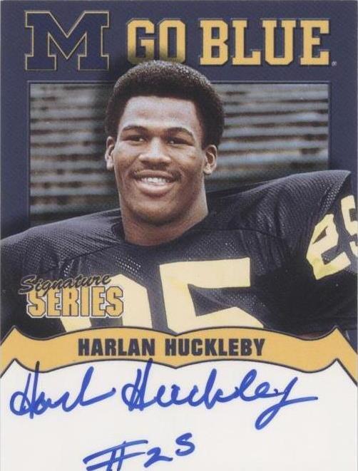 2002 TK Legacy Michigan Wolverines Harlan Huckleby #MGB21