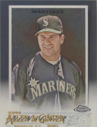2020 Topps Allen & Ginter Chrome - Edgar Martinez #33