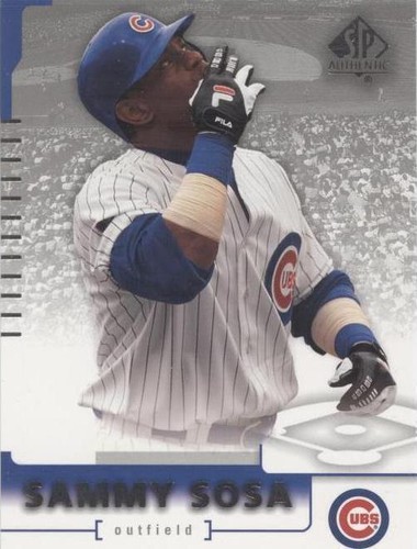 2004 SP Authentic - Sammy Sosa #18