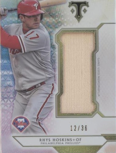 2018 Topps Triple Threads - Rhys Hoskins #SJR-RH2