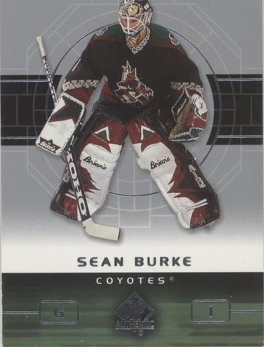 2002-03 SP Authentic - Sean Burke #69