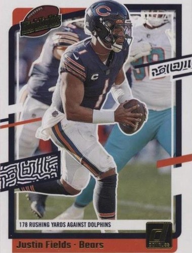 2023 Panini Donruss Justin Fields #H-JF
