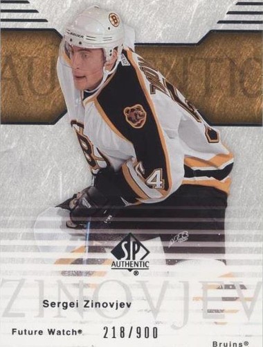 2003-04 SP Authentic - Sergei Zinovjev #122