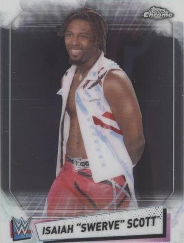 2021 Topps Chrome WWE - Isaiah "Swerve" Scott #84