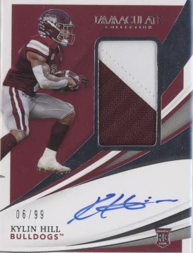 2021 Panini Immaculate Collection Collegiate Kylin Hill #92
