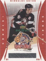 2003-04 Upper Deck MVP - Miroslav Satan #SN12