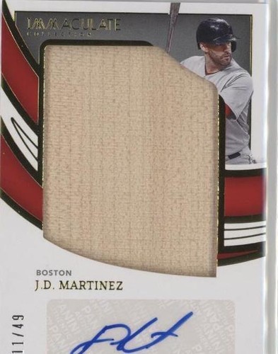 2022 Panini Immaculate Collection - J.D. Martinez #JBS-JM