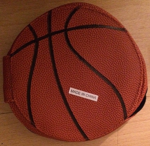 Basketball Theme CD DVD Novelty Carrying Case Holder For Cars Or Home