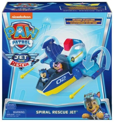 Nickelodeon Paw Patrol Spiral Rescue Jet - Jet to the Rescue New Sealed