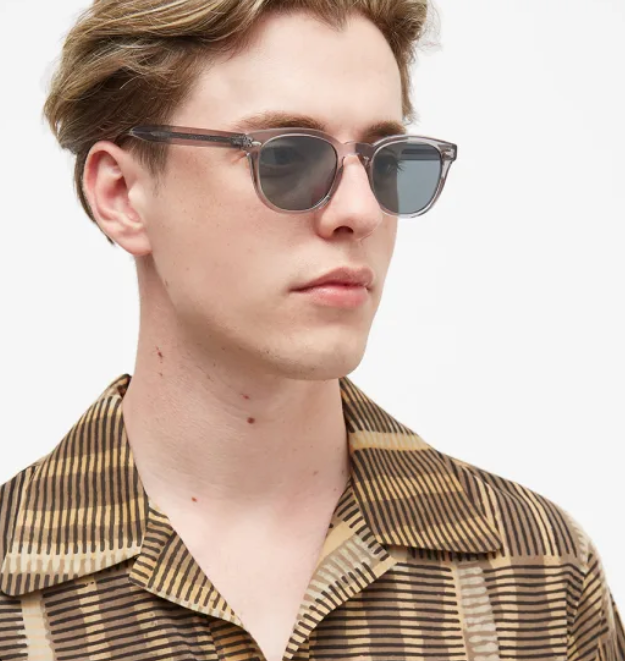 Pre-owned Oliver Peoples Sheldrake Sun Msrp$506 Indigo Photochromic Robert Downey Jr. Fav