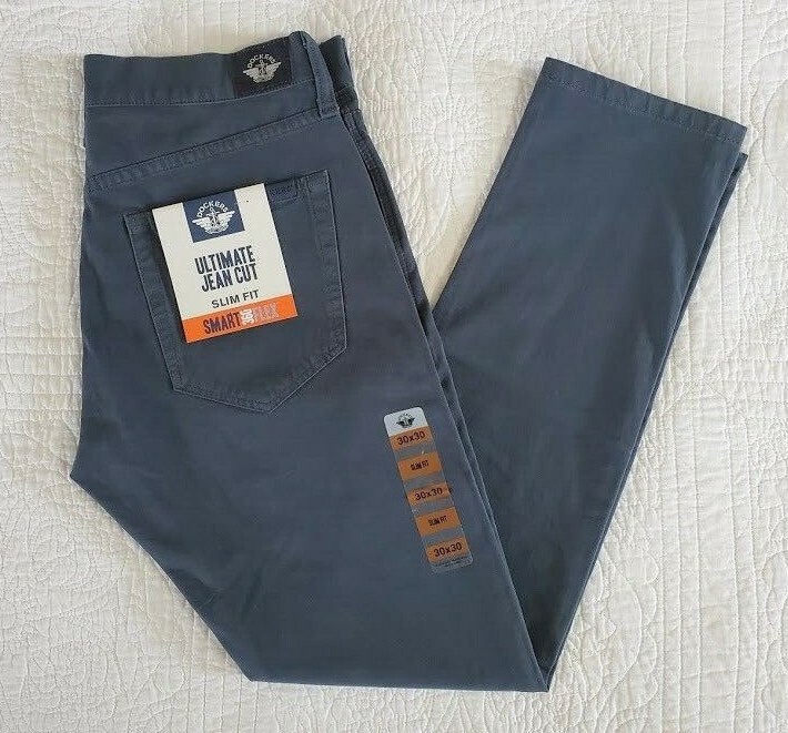 NEW Dockers Ultimate Jean Cut Pants Slim Fit Smart 360 Flex