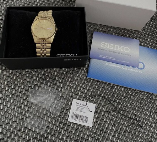 Uhr Seiko SGF206 Gold Datejust NEW FULL BOXPAPERS Fullset Top Rarität