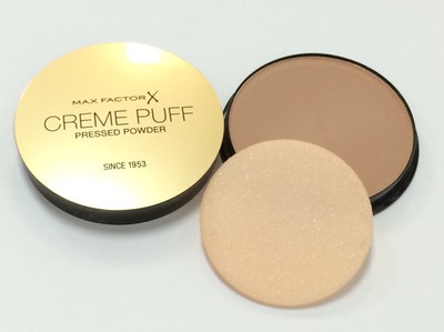 Max Factor Creme Puff Pressed Powder Compact # 42 Deep Beige