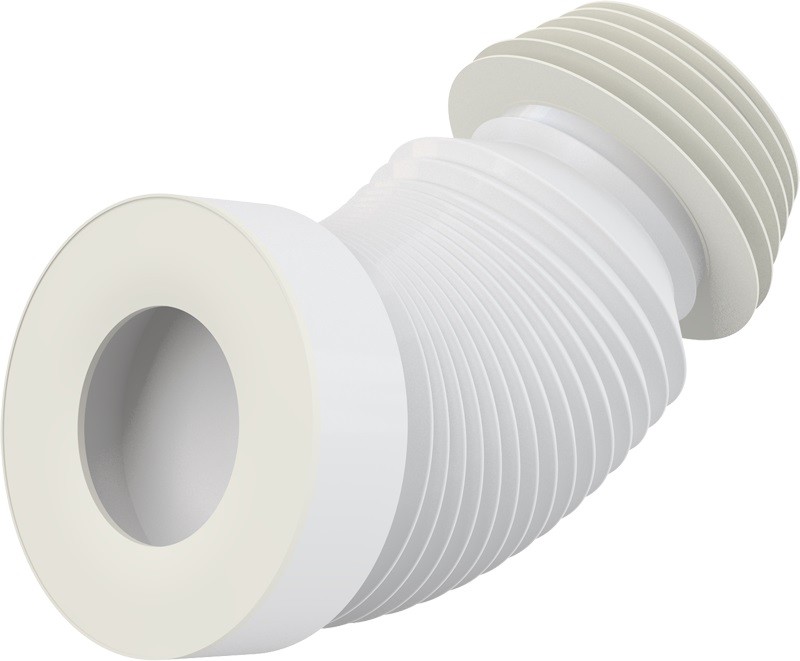 Pan Connector Extra Short Universal WC Flexi Fits Pipe 100120mm, WC 80110m 744271667387 eBay