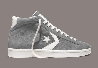 NIB Converse Pro Leather 76 Mid Suede Pack Grey/Egret/Egret 155336C US Mens 11