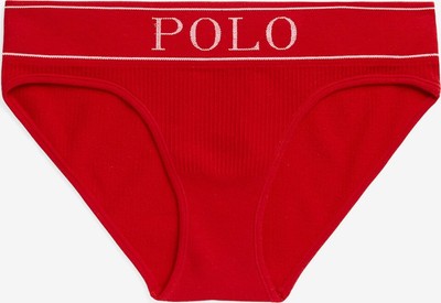 Бесшовные шорты Polo Ralph Lauren с логотипом на высокой посадке, темно-красный, Маленький