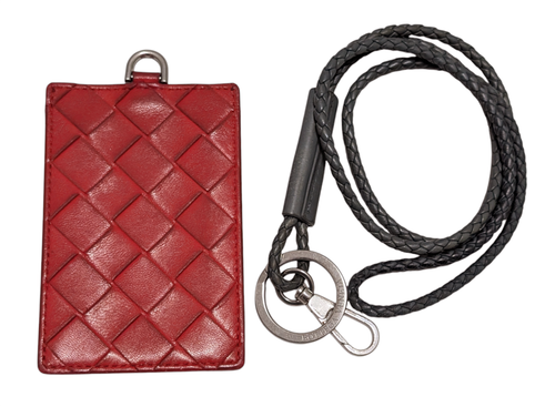 【極美品】BOTTEGA VENETA ボッテガ 赤 レザーベルト 巾着付き 極美品】BOTTEGA VENETA ボッテガ 赤 レザーベルト 巾着付き
