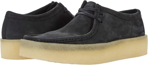 Pre-owned Clarks Wallabee Cup In Black Nubuck