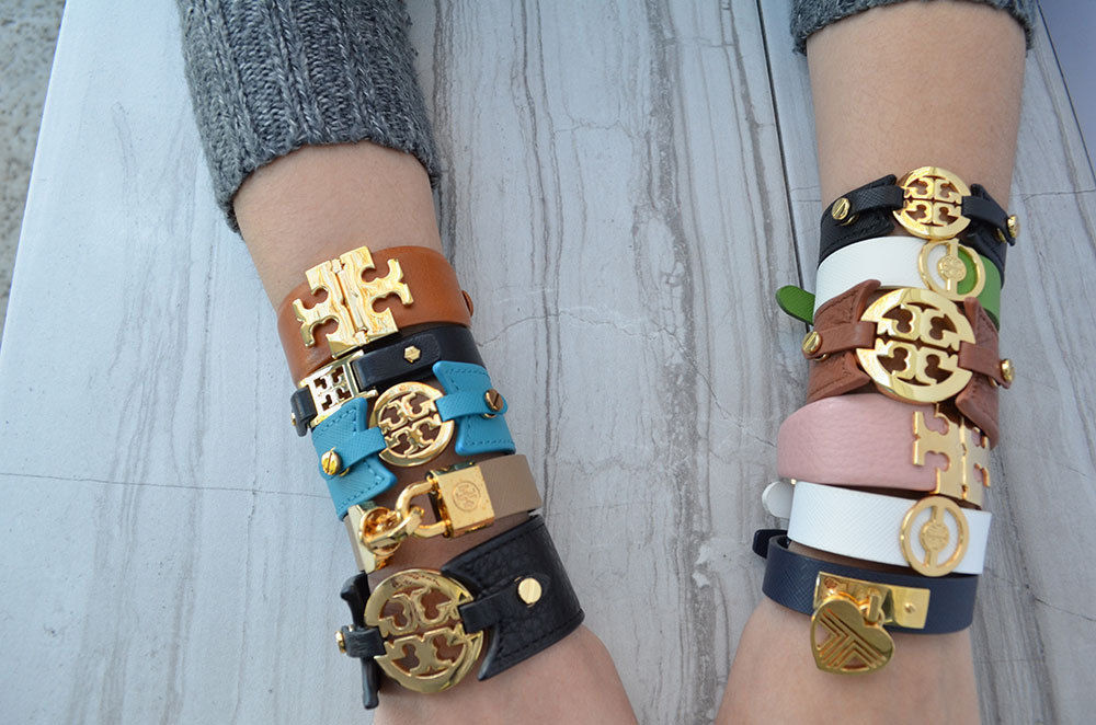 New Authentic Tory Burch Leather Wrap Bracelet | eBay