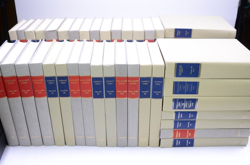 1988 HC Bound 40 Vol + 3 Index Book Set CONFEDERATE VETERAN 1911 -1932 Civil War