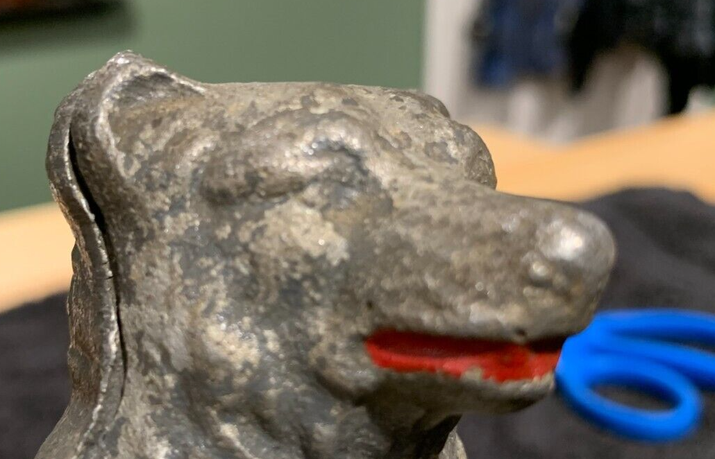 Rare Authentic c.1910-30 A.C Williams Cast Standing Bear Still Bank 5.5 Inch