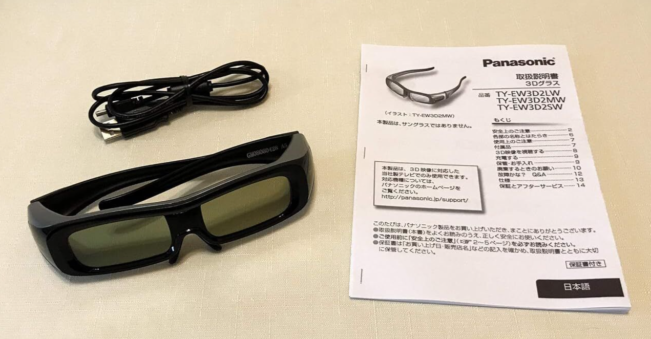 Panasonic VIERA 3Dグラス TY-EW3D2MW Panasonic Active Shutter System 3D Glass TY-EW3D2MW | eBay