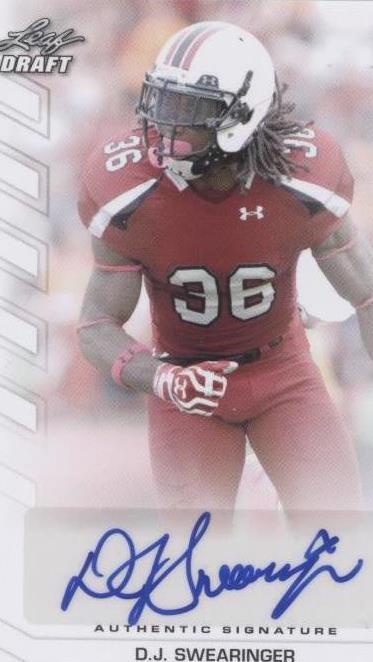 2013 Leaf Draft D.J. Swearinger #BA-DJS