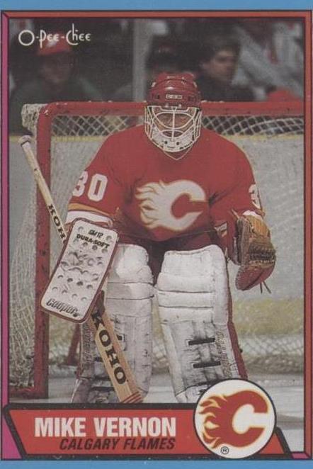 1989-90 O-Pee-Chee - Mike Vernon #163