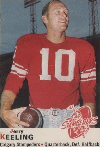 1970 O-Pee-Chee CFL Jerry Keeling #86