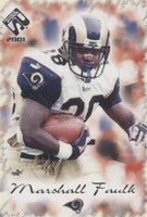 2001 Pacific Private Stock Marshall Faulk #80