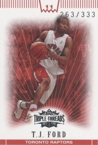 2007-08 Topps Triple Threads - T.J. Ford #81