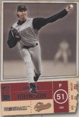 2005 Fleer Authentix - Randy Johnson #84