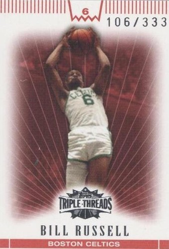 2007-08 Topps Triple Threads - Bill Russell #95