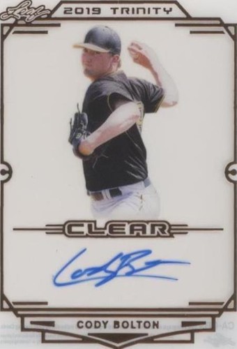 2019 Leaf Trinity - Cody Bolton #CA-CB3