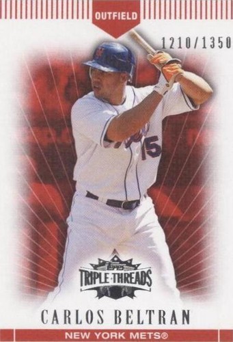 2007 Topps Triple Threads - Carlos Beltran #30