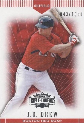 2007 Topps Triple Threads - J.D. Drew #44