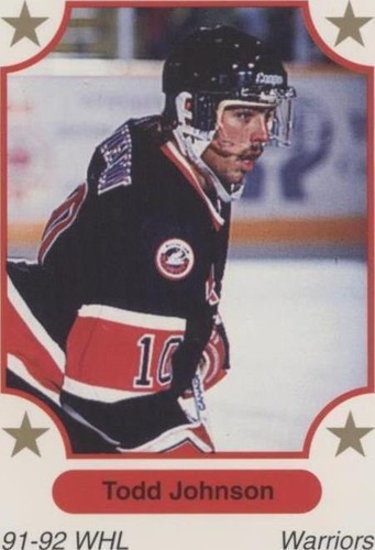 1991-92 7th Inning Sketch WHL - Todd Johnson #79