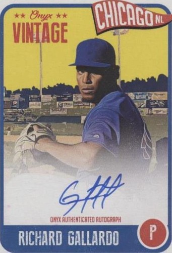 2020 Onyx Vintage - Richard Gallardo #VARG