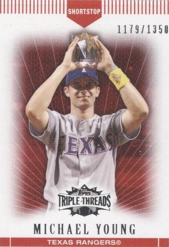 2007 Topps Triple Threads - Michael Young #49
